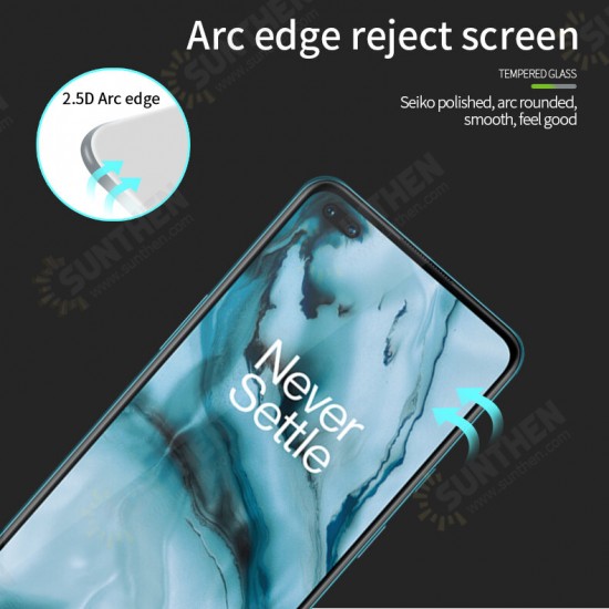 Diamond 9H Anti-Explosion Anti-Fingerprint Full Coverage Tempered Glass Screen Protector for OnePlus Nord Diamond 9H Anti-Explosion Anti-Fingerprint Full Coverage Tempered Glass Screen Protector for OnePlus Nord