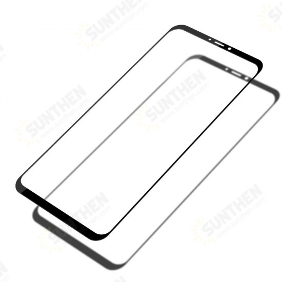 2.5D Curved Edge AGC Tempered Glass Screen Protector For Samsung Galaxy A9 2018 Full Screen Film