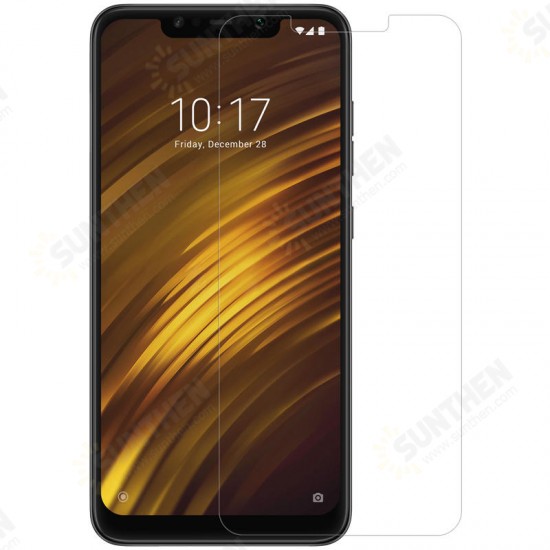 Anti-explosion Tempered Glass Screen Protector +Lens Protective Film for Xiaomi Pocophone F1 Non-original