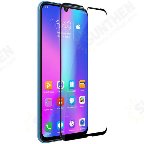 CP+MAX 3D Full Coverage Anti-explosion Tempered Glass Screen Protector for Huawei Honor 10 Lite / Huawei P Smart (2019)