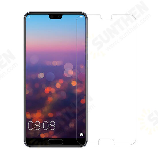 HD Clear Anti-fingerprint Screen Protector with Lens Protective Film for Huawei P20 Pro