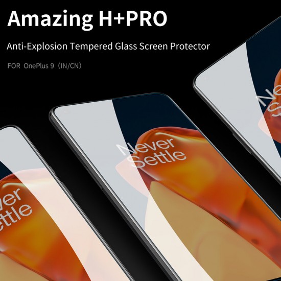 For OnePlus 9 Film Amazing H+PRO 9H Anti-Explosion Anti-Scratch Full Coverage Tempered Glass Screen Protector