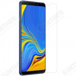 Anti-burst Tempered Glass Screen Protector For Samsung Galaxy A9 2018 HD Scratch Resistant Film With Lens Protector