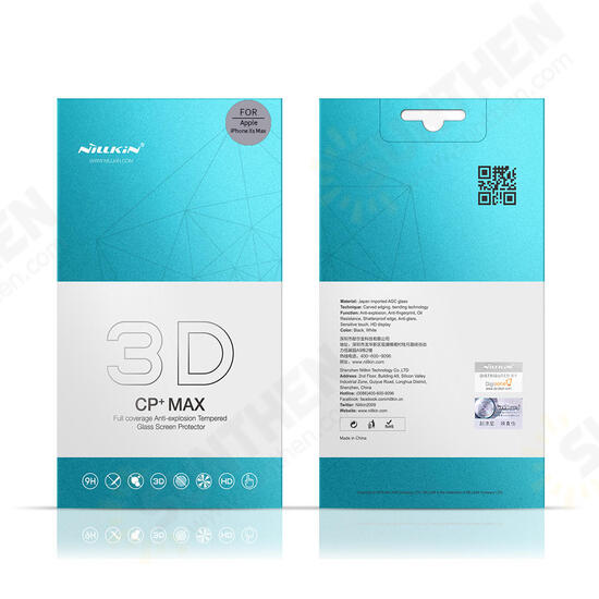 Screen Protector For iPhone XS Max/iPhone 11 Pro Max 3D Curved Edge Scratch Resistant Anti Fingerprint