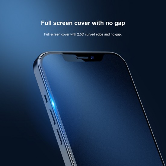 For iPhone 12 Pro / 12 Front Film Matte 9H Hardness Dustproof Anti-Explosion Anti-Scratch Full Coverage Tempered Glass Screen Protector