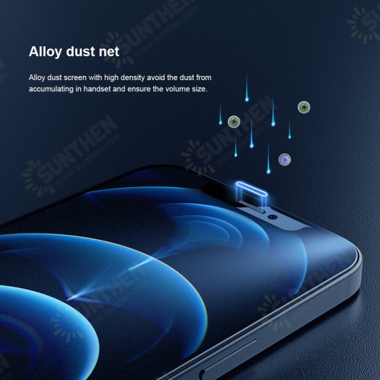 For iPhone 12 Pro / 12 Front Film Matte 9H Hardness Dustproof Anti-Explosion Anti-Scratch Full Coverage Tempered Glass Screen Protector