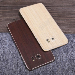 Colorful Retro Matte Anti-Scratch Wood Grain Phone Skin Sticker Protector for Samsung Galaxy S7 Colorful Retro Matte Anti-Scratch Wood Grain Phone Skin Sticker Protector for Samsung Galaxy S7
