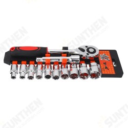 1/4inch Drive Ratchet Socket Wrench Handle 24 Teeth Ratchet Quick-Release Spanner 1/4inch Drive Ratchet Socket Wrench Handle 24 Teeth Ratchet Quick-Release Spanner