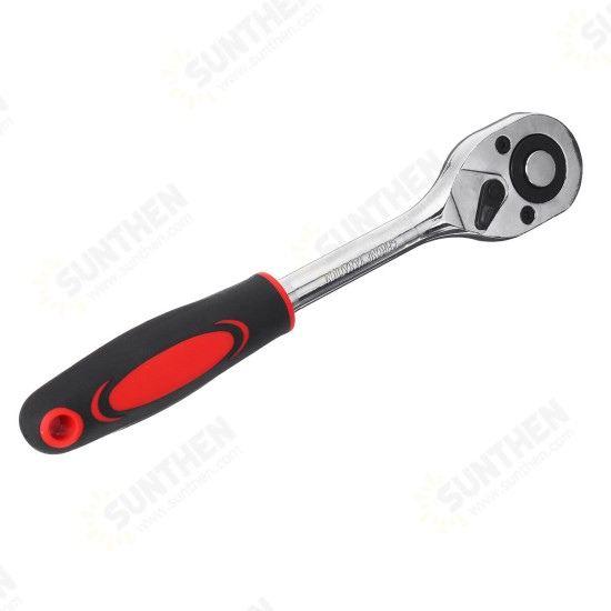 1/4inch Drive Ratchet Socket Wrench Handle 24 Teeth Ratchet Quick-Release Spanner