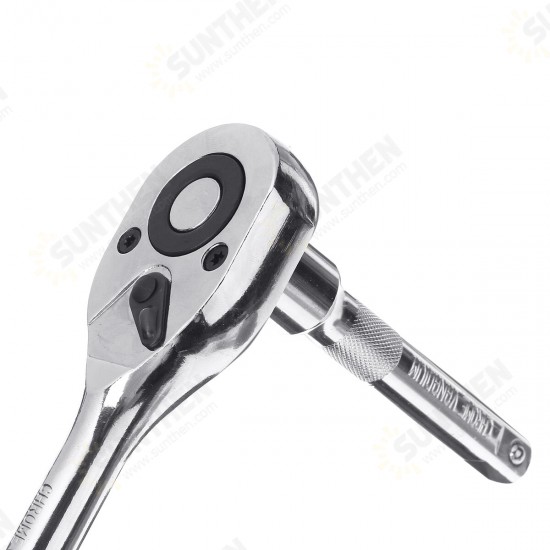 1/4inch Drive Ratchet Socket Wrench Handle 24 Teeth Ratchet Quick-Release Spanner