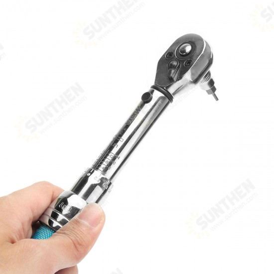 15pcs Torque Wrench Allen Key Tool Screwdriver Drive Socket Bit Set