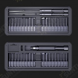 [2021 New] JM-GNT80 80 In 1 Precision Screwdrivers Multi-used DIY Repair Screw Driver 72PC S2 Bits With 2 Rods