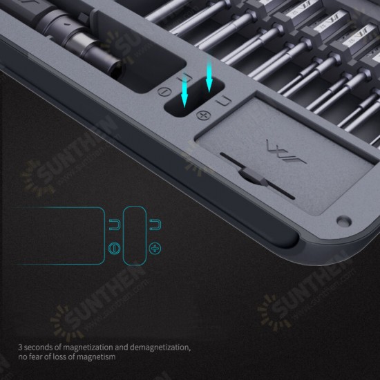 [2021 New] JM-GNT80 80 In 1 Precision Screwdrivers Multi-used DIY Repair Screw Driver 72PC S2 Bits With 2 Rods