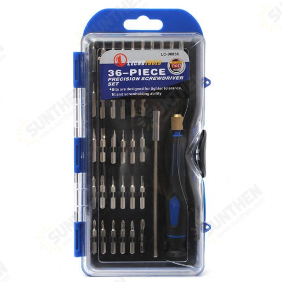 36 In 1 Precision Slotted Phillips Torx Screwdriver Set Repair Tool