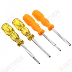 3.8mm + 4.5mm Security Screwdriver Tool Bit Kit for Nintendo NES SNES N64 Game Boy 3.8mm + 4.5mm Security Screwdriver Tool Bit Kit for Nintendo NES SNES N64 Game Boy