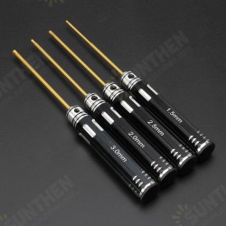 4pcs 1.5/2.0/2.5/3.0mm Hex Screwdriver Bit HSS Titanium Coated Repair Tool Set 4pcs 1.5/2.0/2.5/3.0mm Hex Screwdriver Bit HSS Titanium Coated Repair Tool Set