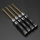 4pcs 1.5/2.0/2.5/3.0mm Hex Screwdriver Bit HSS Titanium Coated Repair Tool Set