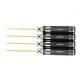 4pcs 1.5/2.0/2.5/3.0mm Hex Screwdriver Bit HSS Titanium Coated Repair Tool Set