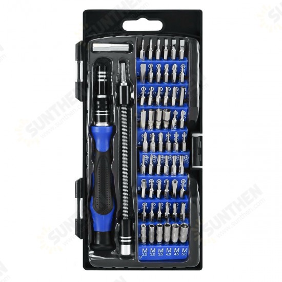 54pcs Bit Driver Screwdriverr Set Hardware Tools Repair Kit Professional Technology Kit