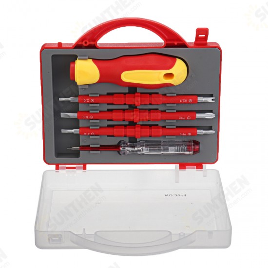 7 In 1 Electrician Screwdriver Insulated Screwdriver Chromium Vanadium Steel Repair Tool 7 In 1 Electrician Screwdriver Insulated Screwdriver Chromium Vanadium Steel Repair Tool
