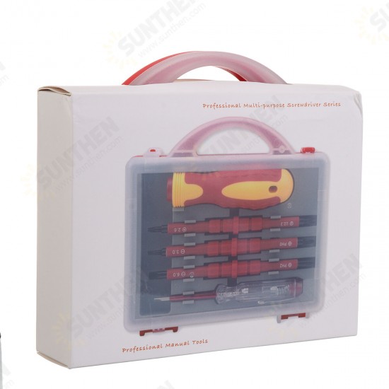 7 In 1 Electrician Screwdriver Insulated Screwdriver Chromium Vanadium Steel Repair Tool 7 In 1 Electrician Screwdriver Insulated Screwdriver Chromium Vanadium Steel Repair Tool