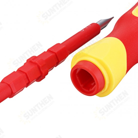 7 In 1 Electrician Screwdriver Insulated Screwdriver Chromium Vanadium Steel Repair Tool