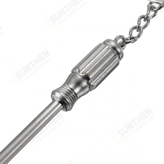 Creative Mini Tool Model Phillips Screwdriver Key Chain Ring