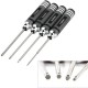 4pcs Hex Screwdriver Tool Kit 1.5/2.0/2.5/3.0mm Black Repair Tool Set