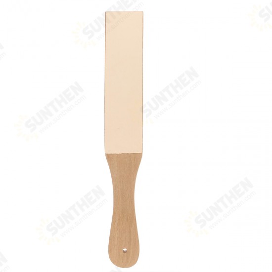 Dual Sided Leather Blade Strop for Razors Sharpener & Polishing Compounds