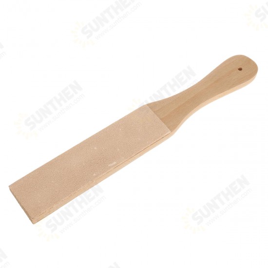 Dual Sided Leather Blade Strop for Razors Sharpener & Polishing Compounds