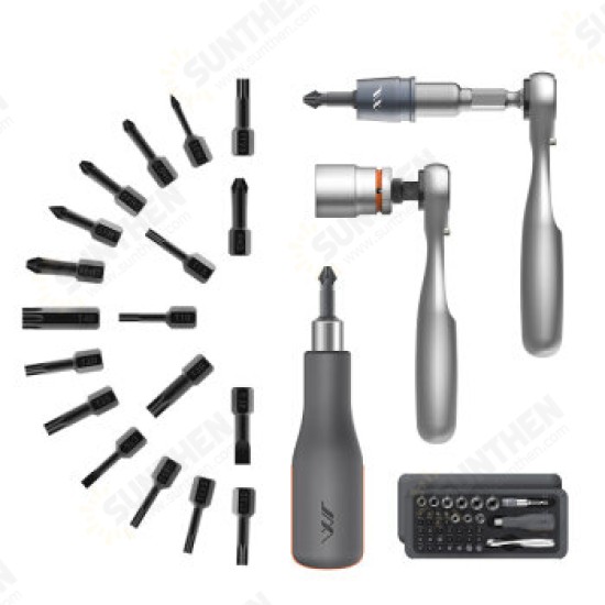 41 IN 1 Screwdriver S2 Magnetic Bits Ratchet Wrench Screwdrivers Kit DIY Household Repair Tool