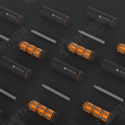 18 In 1 Screw Driver DIY Household Screwdriver Wheel Storage Design W/ 18Pcs Screw Bits From 18 In 1 Screw Driver DIY Household Screwdriver Wheel Storage Design W/ 18Pcs Screw Bits From