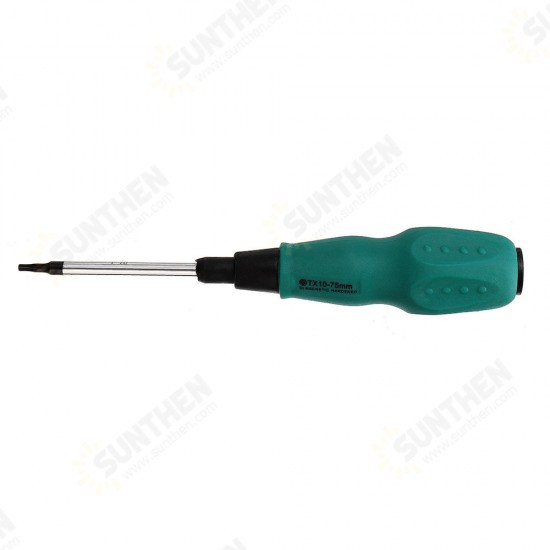 TX10-75 Magnetic Plum Flower Hexagon Screwdriver Rubber Elastic Without Hole