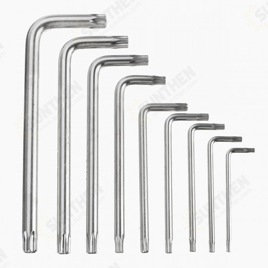 804 9pcs Torx Hex Wrench Screwdriver Star Key L Wrench Set 804 9pcs Torx Hex Wrench Screwdriver Star Key L Wrench Set