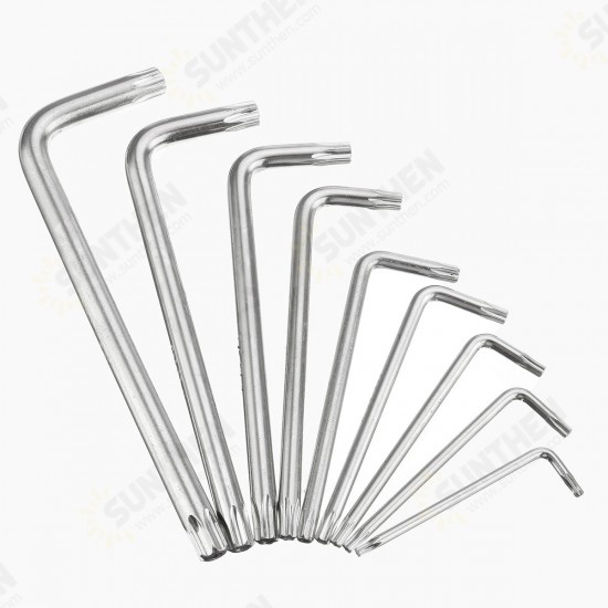 804 9pcs Torx Hex Wrench Screwdriver Star Key L Wrench Set 804 9pcs Torx Hex Wrench Screwdriver Star Key L Wrench Set