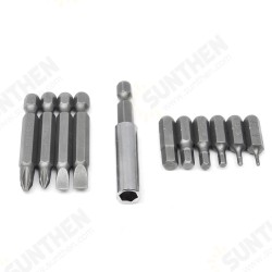 0634 11Pcs Magnetic Screwdriver Bits Slotted Phillips Torx S2 Alloy Steel H6 Electric Screwdriver with Wind Batch Hand Tool 0634 11Pcs Magnetic Screwdriver Bits Slotted Phillips Torx S2 Alloy Steel H6 Electric Screwdriver with Wind Batch Hand Tool