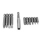 0634 11Pcs Magnetic Screwdriver Bits Slotted Phillips Torx S2 Alloy Steel H6 Electric Screwdriver with Wind Batch Hand Tool