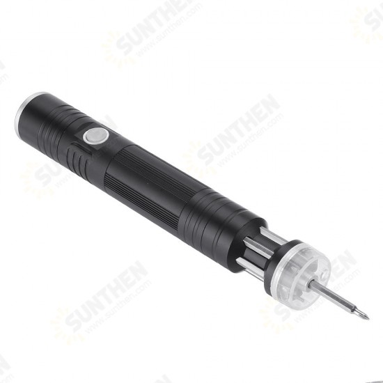 T6 Mini Torch USB Charging Flashlight with Screwdriver Multi-Function Telescopic Zoom Flashlight for Camping Hiking and Emergency Use T6 Mini Torch USB Charging Flashlight with Screwdriver Multi-Function Telescopic Zoom Flashlight for Camping Hiking and Emergency Use