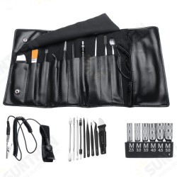 1+ Tools Kit Accessories Tweezers Scythe Cleaning Brush Anti-static Wrist Strap for DIY Repair 1+ Tools Kit Accessories Tweezers Scythe Cleaning Brush Anti-static Wrist Strap for DIY Repair