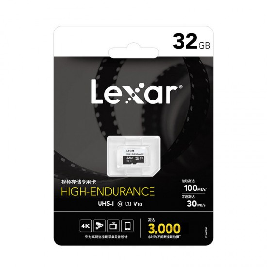 32/64/128GB High-Endurance UHS-I Class 10 High Speed Videos Recording Storage IPX7 Waterproof TF/SD Memory Card for DSLR Camera Automobile Data Recorder
