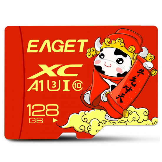 T1 Class 10 TF Card Memory Card Cartoon Style U3 A1 V30 TF Card 32GB/64GB/128GB Smart Card