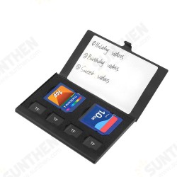 Metal Portable TF Memory Card Storage Box Card Adapter Organized Collection Case Metal Portable TF Memory Card Storage Box Card Adapter Organized Collection Case