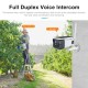 1080P Battery-Powered Wireless Outdoor Security Camera with Solar Charging, Night Vision and Remote Control