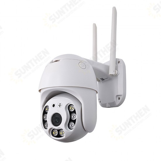 1080P HD 3MP PTZ Security Camera Two-way Talk Mobile Surveillance Cam IR Night Vision Record Playback IP66 Waterproof Support TF Card Outdoor Wireless IP