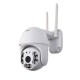 1080P HD 3MP PTZ Security Camera Two-way Talk Mobile Surveillance Cam IR Night Vision Record Playback IP66 Waterproof Support TF Card Outdoor Wireless IP