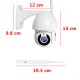 1080P HD IP Camera Waterproof Outdoor WiFi PTZ Pan Tilt Security IR Camera Night Vision