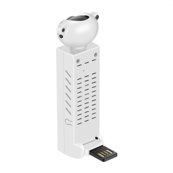 1080P HD USB Mini WIFI Camera PT H.265 Home Network Surveillance Camera USB Interface Rechargeable Vertical/Horizontal Rotation