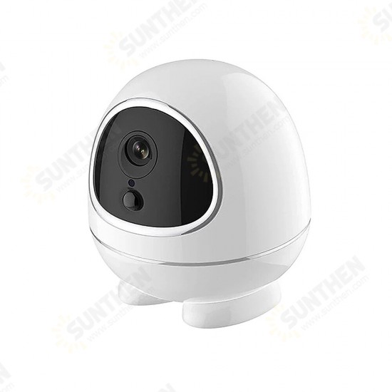 350 Degree Rotation Video Playback Wireless Two-way Intercom CCTV Cam Remote PTZ PIR Detection Night Vision Monitor with 5200mAh Battery