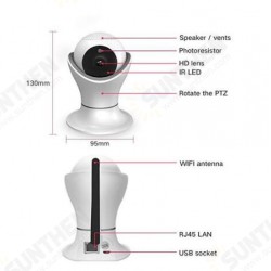 1080P HD Wireless IP Camera Wifi Intelligent Network Remote Night Vision Home Shaking Machine 1080P HD Wireless IP Camera Wifi Intelligent Network Remote Night Vision Home Shaking Machine