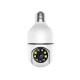 1080P Light Bulb CCTV Camera 2.4G/5GHz Wireless Surveillance Cam with PTZ Two-way Intercom Remote Phone Control Night Vision Motion Detection Outdoor Camera